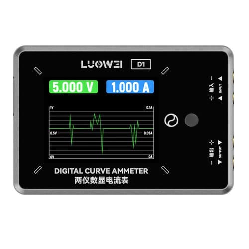 Amperometro Digitale di curva con design di Alimentatore isolato Luowei LW-D1