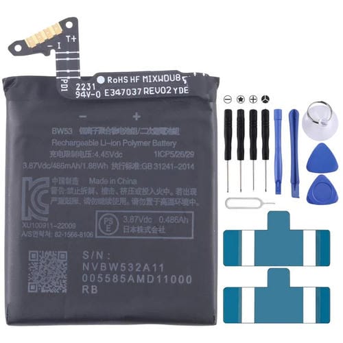 Battery BW53 of 486 mAh for Xiaomi Watch S1 Pro