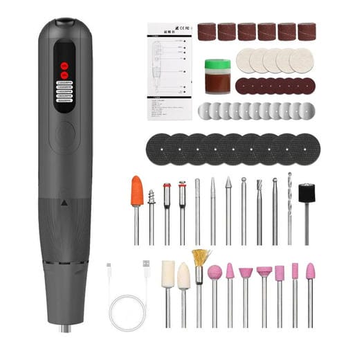 Engraving Kit with Adjustable Electric Grinder Kaisi EG160 with 6 speeds