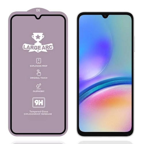 Película de vidrio templado de arco grande de aluminio de 0,4 mm de alto para Samsung Galaxy A05s 9H