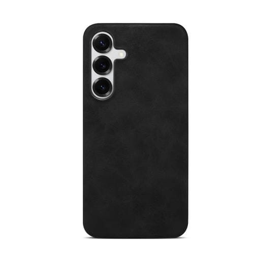 Funda MagSafe con textura retro para Samsung Galaxy S25 5G (negra)