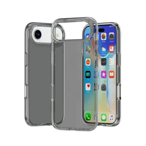 Funda antigolpes con purpurina Terminator para iPhone 17 Air (gris transparente)