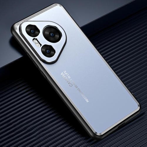 Funda de metal esmerilado para Huawei Pura 80 Pro+ 5G (azul)