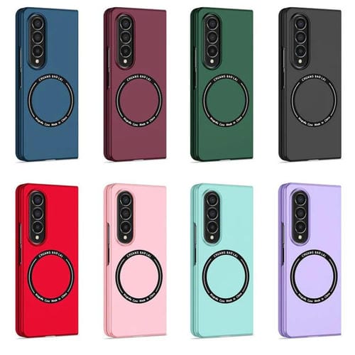 Funda de PC Kalebol MagSafe a prueba de golpes y esmerilada para Samsung Galaxy Z Fold5 (azul real)