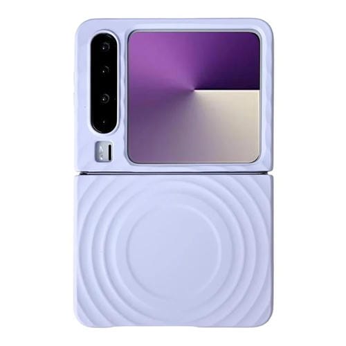 Funda de PC con textura MagSafe y tacto suave para Huawei Pura X (morado)