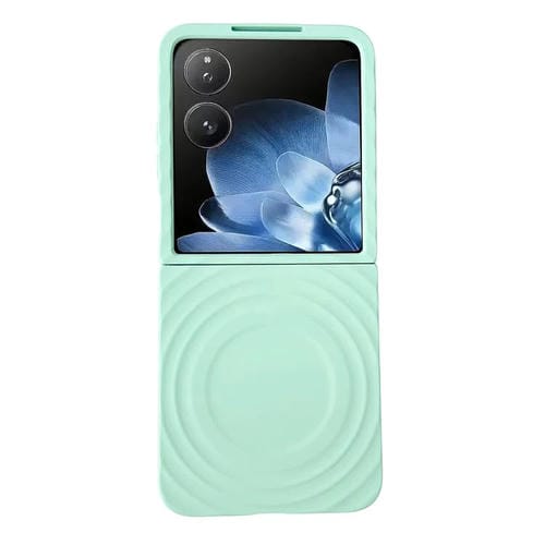Funda para Xiaomi Mix Flip Wave Texture MagSafe con tacto suave (verde menta)