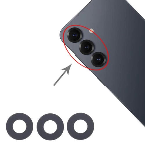 Objectif de caméra arrière Samsung Galaxy S25 SM-S931B (10 unités)