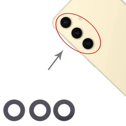 Objectif de caméra arrière Samsung Galaxy S24+ SM-S926B (10 unités)