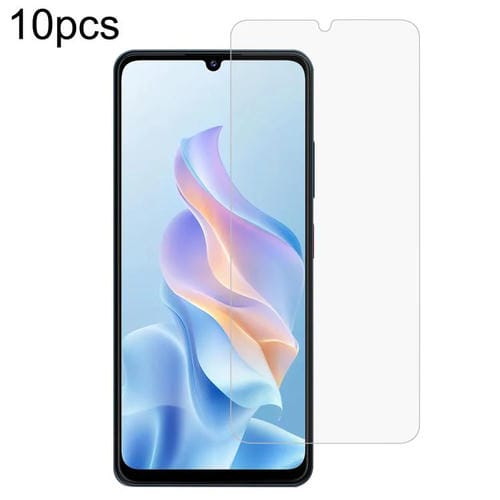 Película de vidrio templado de aluminio de 0,3 mm para ZTE Blade A76 5G (10 unidades)