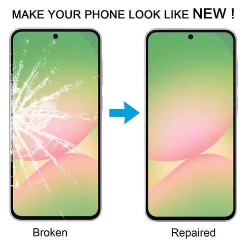 Glass Lens Outer Samsung Galaxy A56 SM-A566B with OCA Adhesive (10 Units)