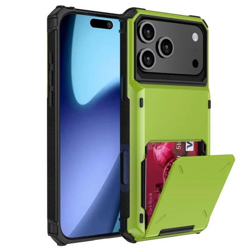 Funda resistente a arañazos y golpes para iPhone 17 Pro (verde)