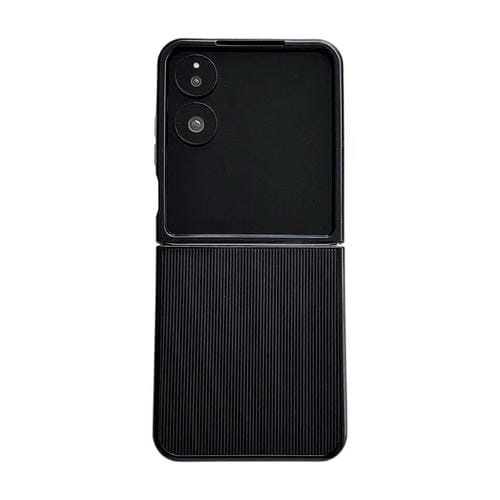 Funda protectora con textura vertical para Xiaomi Mix Flip 2 (negra)