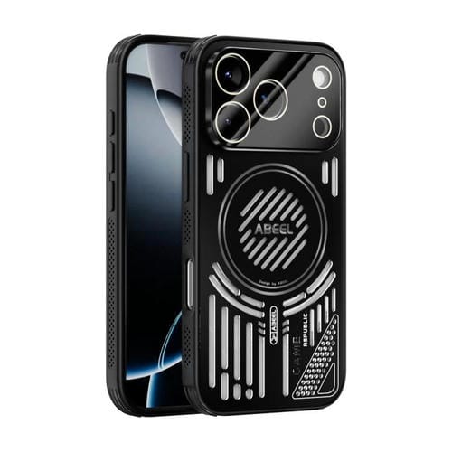 Funda ABEEL Ice Fox Series con disipador de calor magnético para iPhone 17 Pro (negra)