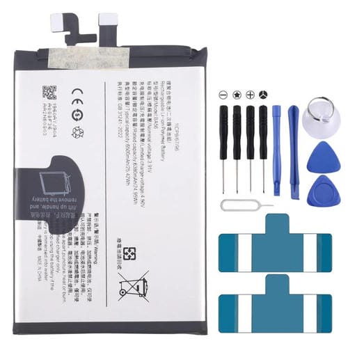 Reemplazo de batería BA56 de 6500 mAh para vivo Y300 Pro