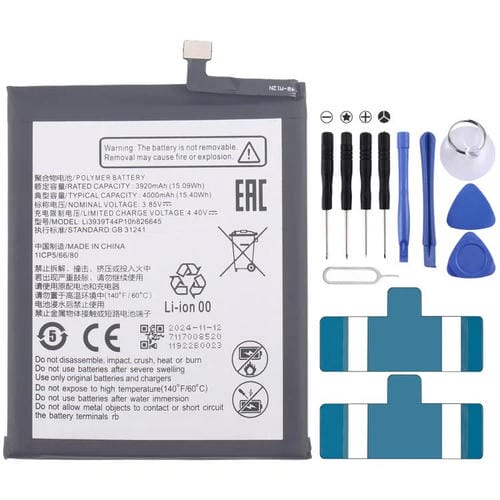 Batería de repuesto para ZTE Blade A52 Lite Li3939T44P10h826645 de 4000 mAh
