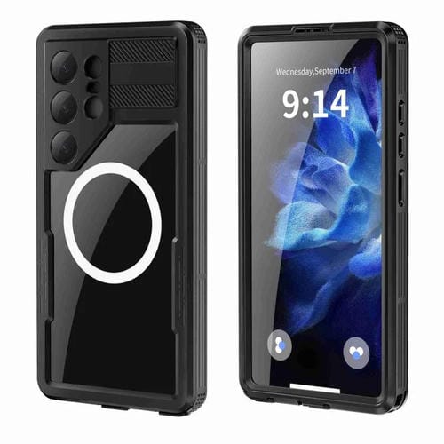 Funda RedPepper para Samsung Galaxy S25 Ultra 5G, resistente al agua IP68, triple protecciĂłn MagSafe (negra)