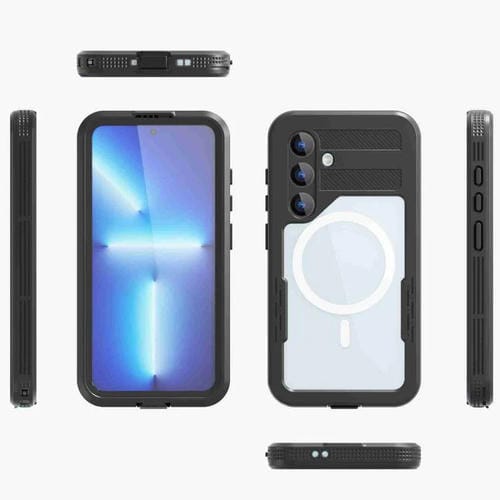 Funda RedPepper para Samsung Galaxy S24 5G, resistente al agua IP68, triple protecciĂłn MagSafe (negra)