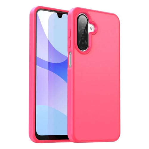 Funda hĂbrida de TPU translĂșcida y esmerilada para Samsung Galaxy A26 5G (rosa)