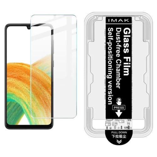 Para Samsung Galaxy A42 5G imak Localizador de cámara libre de polvo Serie H Película de vidrio templado