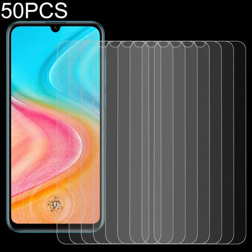 Para Huawei Honor 20 Lite 50 PCS 0.26mm 9H 2.5D Película de vidrio templado
