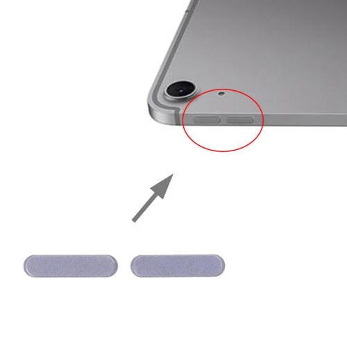 Bouton de contrôle du volume Apple iPad Air 11 pouces (2024) et Air 13 pouces (2024) (Violet)