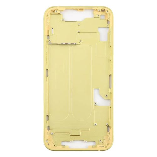 Plaque de lunette du cadre central Apple iPhone 14 (Jaune)