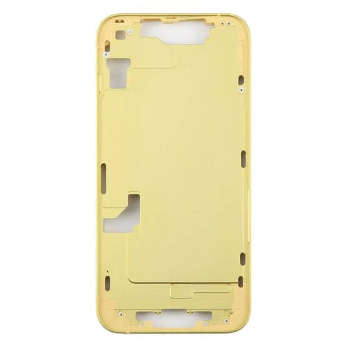 Plaque de lunette du cadre central Apple iPhone 14 (Jaune)