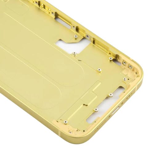 Plaque de lunette du cadre central Apple iPhone 14 (Jaune)