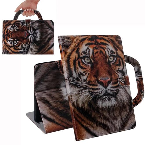 Funda para iPad Mini Cuero Diseño Tigre Tapa Horizontal Soporte Ranura Tarjeta Billetera (2019)