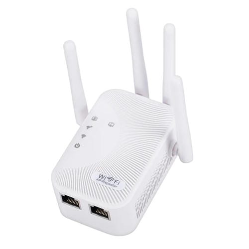 Enrutador Inalámbrico WIFI SM-010 300 M Cuatro Antenas (Enchufe de la UE)