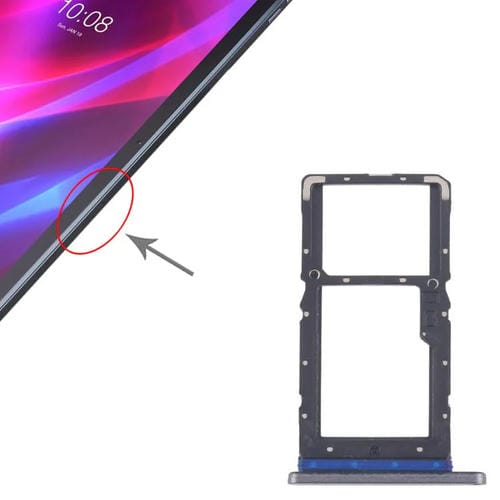 SIM Card and Micro SD Tray Lenovo Tab P11 Pad Plus TB-J607F (Blue)