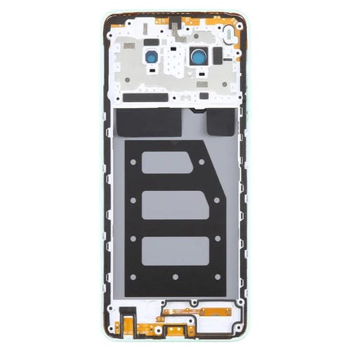 Back Cover of Plastic Battery with Central Frame and Camera Lens Cover for ZTE Blade V70 Max (Green)