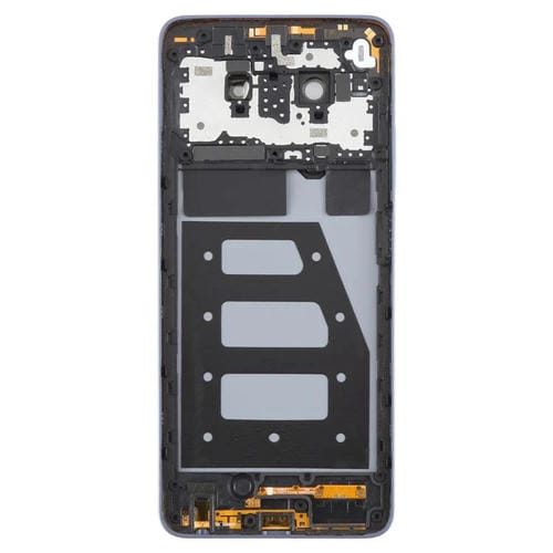 Back Cover of Plastic Battery with Central Frame and Camera Lens Cover for ZTE Blade V70 Max (Purple)