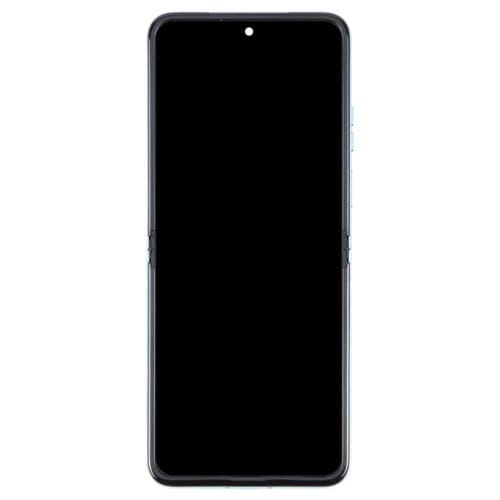 Pantalla Completa Original con Marco para Motorola Razr 40 Ultra XT2321-3 XT2321-1 XT2321-2 (Azul)