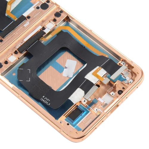 Ecrã Completo Original com Moldura para Motorola Razr 50 Ultra (Dourado)