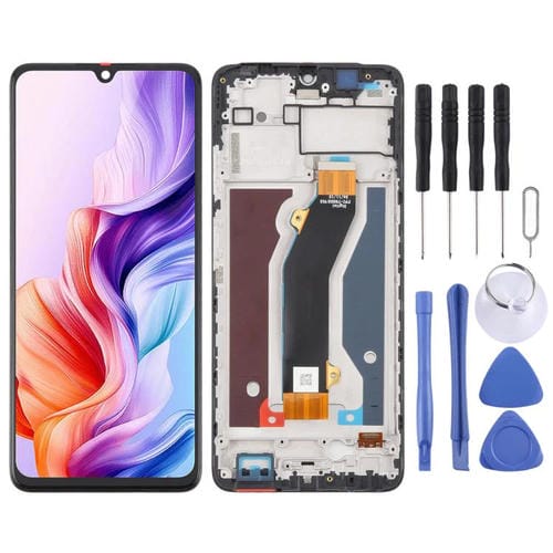 Ecrã Completo com Moldura para ZTE Blade V70 Max (Preto)