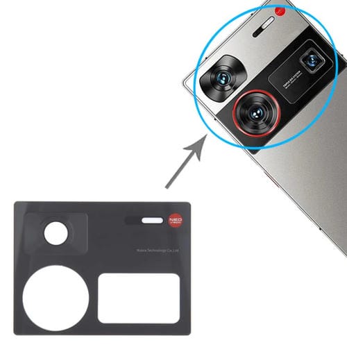 Objectif de caméra arrière pour ZTE Nubia Z60 Ultra NX721J (Noir)