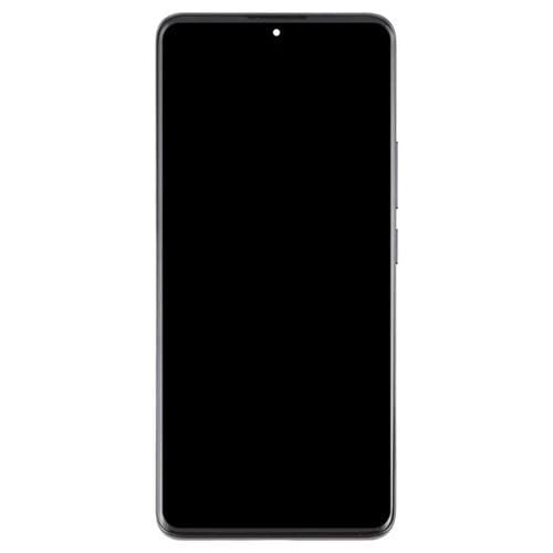 Vollbild Original AMOLED Display mit Rahmen für Xiaomi Poco X7 5G (Schwarz)