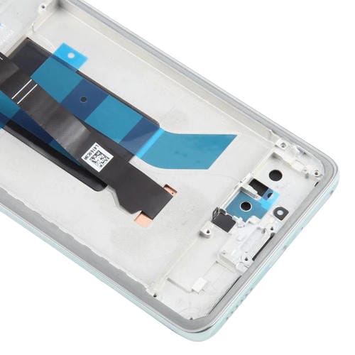 Vollbild Original AMOLED Display mit Rahmen für Xiaomi Poco X7 5G (Grün)