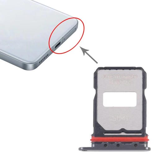 Bandeja Tarjeta SIM Xiaomi Poco F7 Ultra (Negro azabache) (10 Unidades)