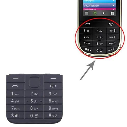 Clavier de fonctions Nokia 202