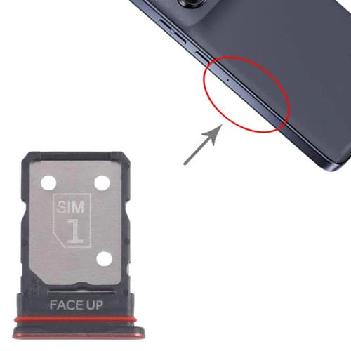 Vassoio scheda SIM Motorola Edge 50 Neo (10 unità) (Rosso)