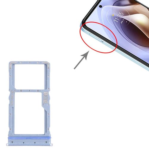 Vassoio Scheda SIM e Micro SD Motorola Moto G31 XT2173-3 (10 Unità) (Blu)