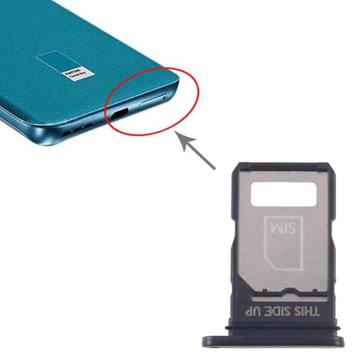 Plateau Carte SIM Motorola Edge 40 Neo XT2307-1 (Noir) (10 Unités)