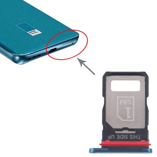 SIM-Kartenfach Motorola Edge 40 Neo XT2307-1 (Blau) (10 Stück)