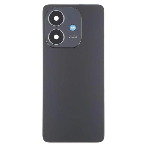 Coque arrière Oppo A3x et A3i avec couvercle de lentille de caméra (noir)
