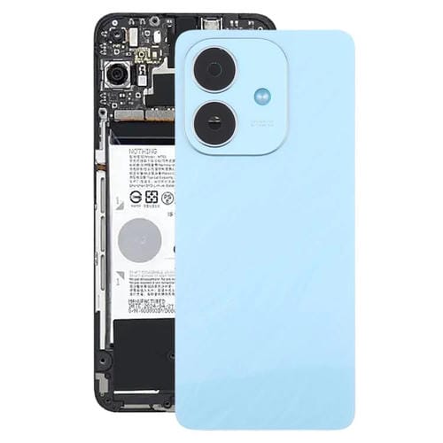 Coque arrière Oppo A3x A3i avec couvercle objectif caméra (bleu)
