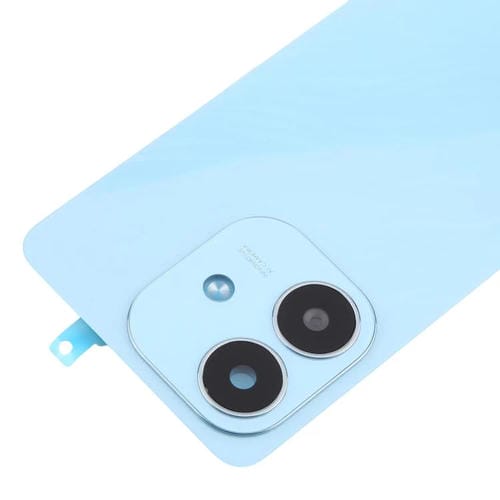 Coque arrière Oppo A3x A3i avec couvercle objectif caméra (bleu)