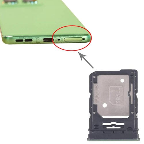 Bandeja para tarjeta SIM original (10 unidades) para Motorola Edge 60 + bandeja para tarjeta SIM/bandeja para tarjeta Micro SD (verde)