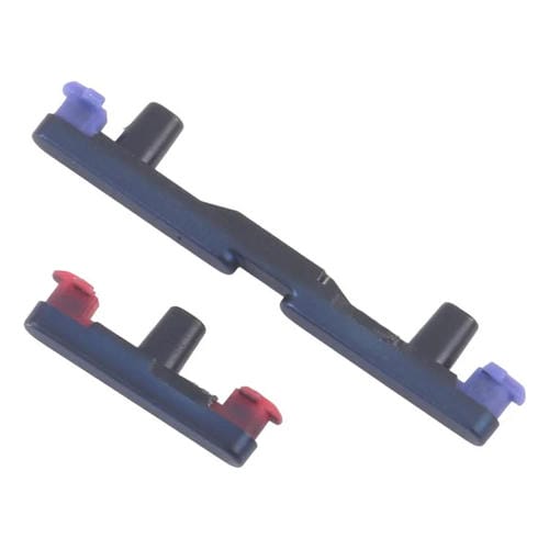 Para Motorola Edge 60 10 pares de botones de encendido y control de volumen (azul)